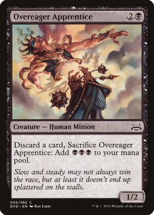 Overeager Apprentice<br /><span class="collector-number">Collector No. 35</span>