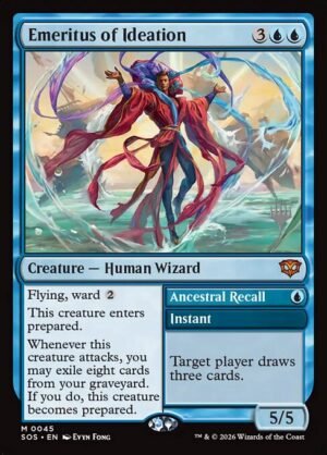 Emeritus of Ideation // Ancestral Recall<br /><span class="collector-number">Collector No. 45p</span>