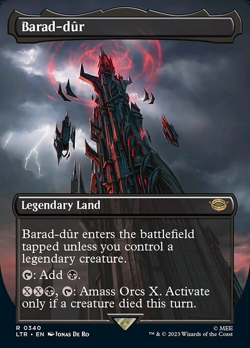 Barad-dûr<br /><span class="collector-number">Collector No. 340</span>
