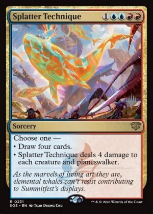 Splatter Technique - Foil<br /><span class="collector-number">Collector No. 231p</span>