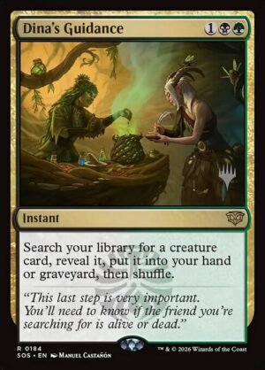 Dina's Guidance - Foil<br /><span class="collector-number">Collector No. 184p</span>