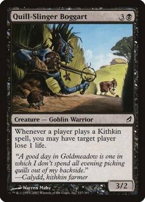 Quill-Slinger Boggart<br /><span class="collector-number">Collector No. 137</span>