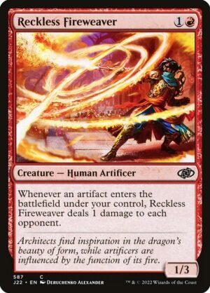 Reckless Fireweaver<br /><span class="collector-number">Collector No. 587</span>
