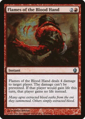 Flames of the Blood Hand - Foil<br /><span class="collector-number">Collector No. 22</span>